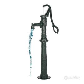 Pompa Manuale per Pozzo per Acqua in Ghisa Antica