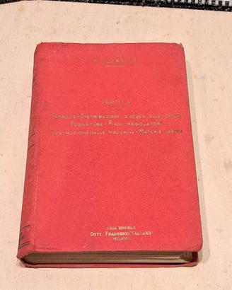 Libro "Manuale del Costruttore" parte III - 1922