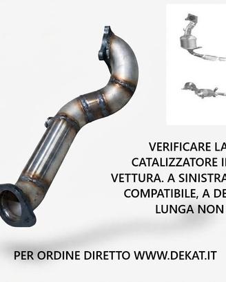 DOWNPIPE INOX VW AUDI SEAT SKODA 1.4 TSI 122CV CAX