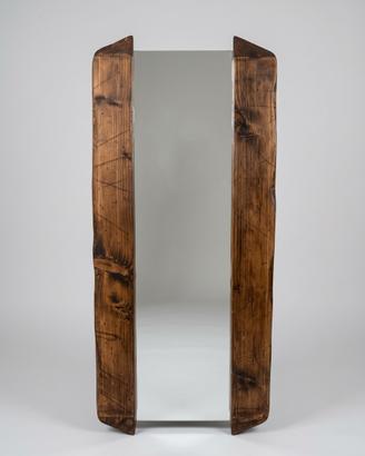 SPECCHIO IN LEGNO MASSELLO DI ABETE 