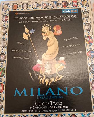 gioco da tavolo CONOSCERE MILANO mai usato