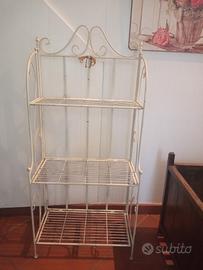 scaffale chiudibile 3 ripiani shabby