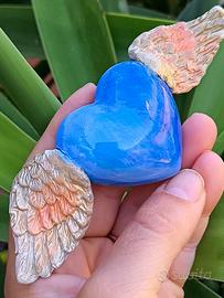 Cuore con ali da parete