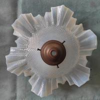 copri lampada in vetro opalino