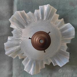copri lampada in vetro opalino