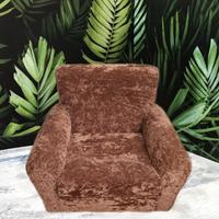 Poltrone in velluto effetto maculato