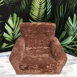 Poltrone in velluto effetto maculato