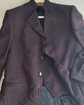 abito matrimonio nuovo con gilet taglia 48