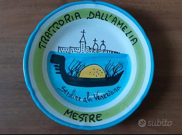 Piatto del Buon Ricordo da collezione MESTRE 1981