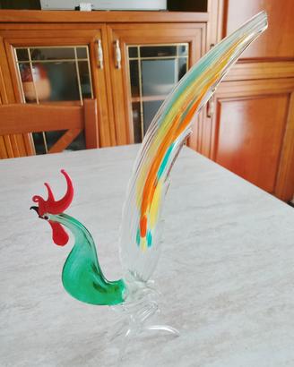 galletto in vetro di murano 