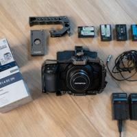 Blackmagic 4K + 2 Ottiche (Olympus/Sigma) + Rig