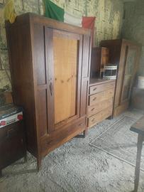 camera da letto conpleta antica anni 80