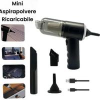Aspirapolvere ricaricabile 2in1 usb per pulizia
