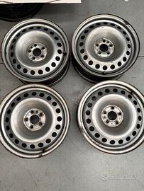 4 Cerchi in ferro 16 pollici Fiat 500L Doblò Opel 