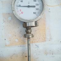 termometro industriale in acciaio inox  