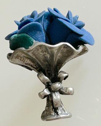 Mazzo di fiore in miniatura in argento