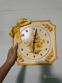 Orologio decorato a mano