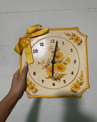 Orologio decorato a mano