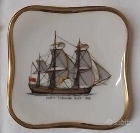 VECCHIO POSACENERE VELIERO NAVE VASCELLO VINTAGE