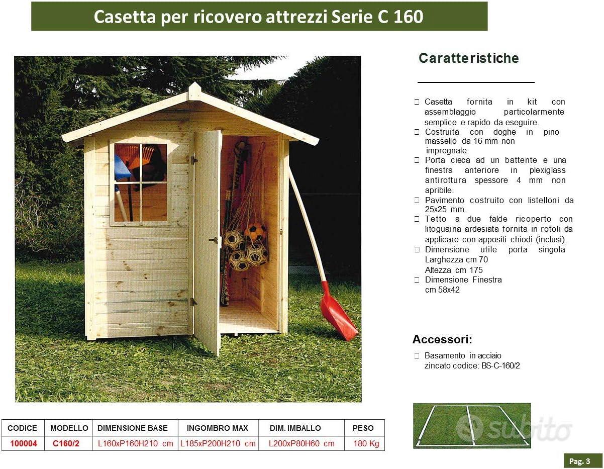 CABEX CO. S.r.l. - Casetta Ricovero Attrezzi da Giardino in Legno