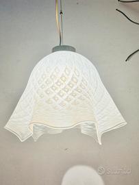 Lampadario fazzoletto murano murrina.