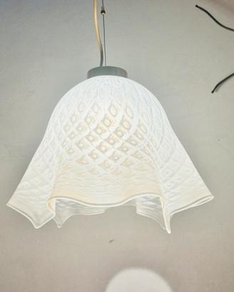 Lampadario fazzoletto murano murrina.