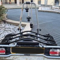 Porta bici per gancio di traino per 3 alloggi