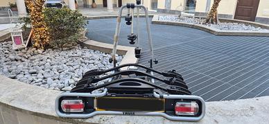 Porta bici per gancio di traino per 3 alloggi