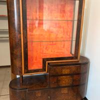 Vetrinetta in radica periodo Decò