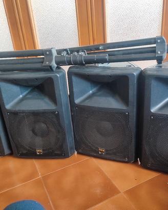 casse amplificate  con supporto mix cavetteria