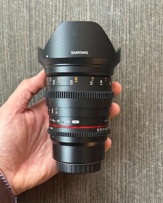 Samyang 20mm T1.9 Cine - Attacco Micro 4/3 (MFT)