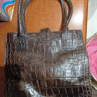 borsa bata coccodrillata