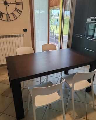 tavolo Calligaris allungabile con 4 sedie
