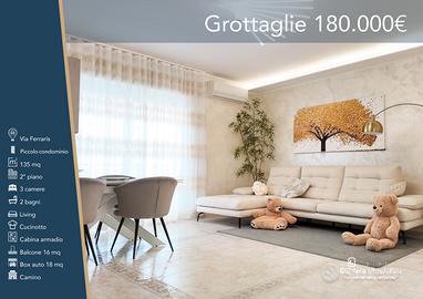 V.ze Via Marconi,4vani + doppio servizio, box auto