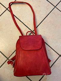 Borsa zainetto due in uno ecopelle made in itsly