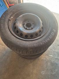 3 cerchi ferro da 16 Nissan con Gomme 