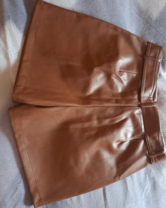 Pantaloncini in ecopelle - Reserved TG S
