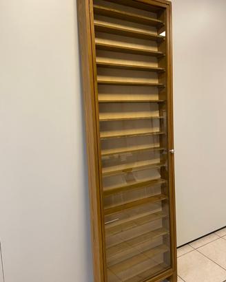 Teca in legno e vetro