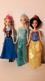 Anna,  Elsa di Frozen  Biancaneve originali Disney