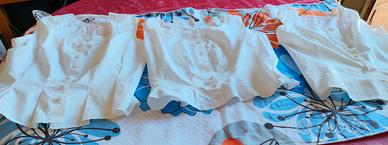 Set di 3 camicie bianche vintage