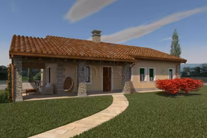 Casa indipendente di 120 m² con 4 locali e box aut