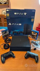 Console PS4 Pro 1TB + 2 controller + 2 giochi