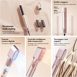 Asciuga capelli phon arricciacapelli professionale