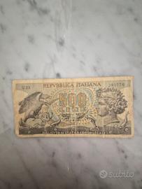 biglietti 100 lire e da 500lire