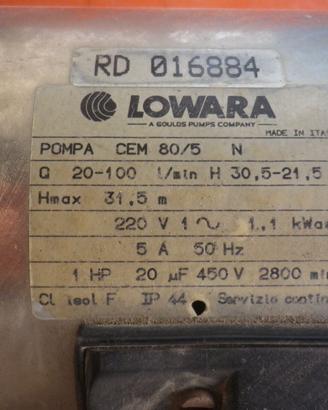 pompa per autoclave