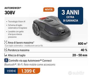 Robot tagliaerba senza filo perimetrale