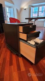 Cassettiera / archivio per ufficio IKEA, nero