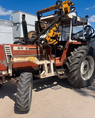 Fiat 980 100-90 DT con Braccio Hymach