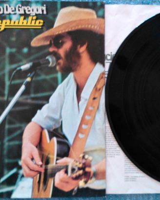 LP  De Gregori  "Viva l'Italia" "Banana Republic"