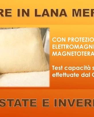 Federa in lana merinos (coppia di 2 federe)